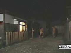 japanese kinky outdoors weird nudist